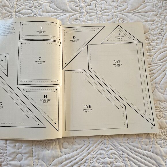 In Love With Quilts Book, 1993 Quilting Patterns & Instructions, Softcover - Picture 10 of 12